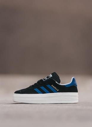 Adidas gazelle bold shoes blue8 фото