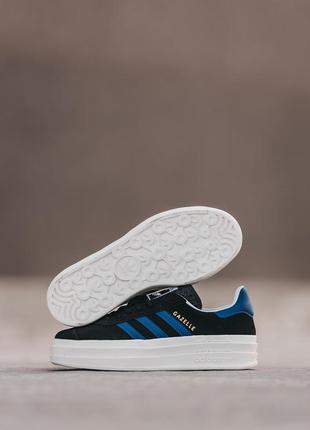 Adidas gazelle bold shoes blue6 фото