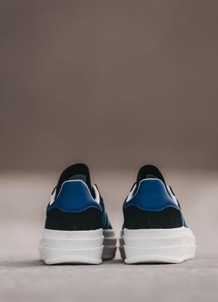 Adidas gazelle bold shoes blue10 фото