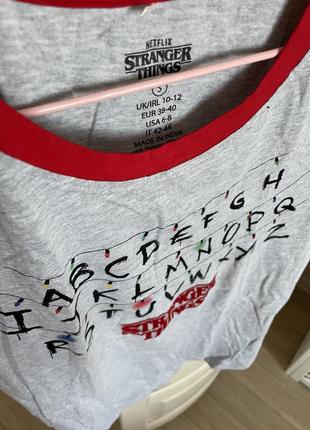 Новая иутболка серая stranger things primark s странные чудеса3 фото