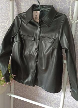 📢 тональний розпродаж 🔥 курточка піджак екошкіра missguided2 фото