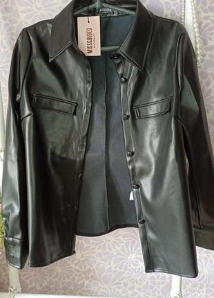 📢 тональний розпродаж 🔥 курточка піджак екошкіра missguided3 фото