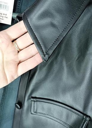 📢 тональний розпродаж 🔥 курточка піджак екошкіра missguided6 фото