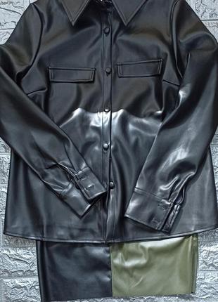 📢 тональний розпродаж 🔥 курточка піджак екошкіра missguided10 фото