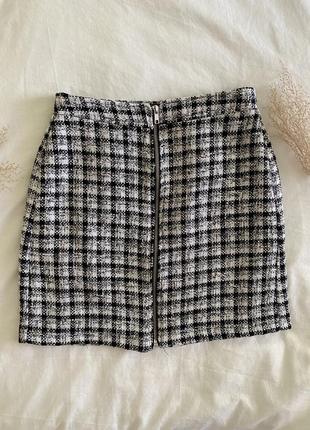 Спідниця в гусячу лапку