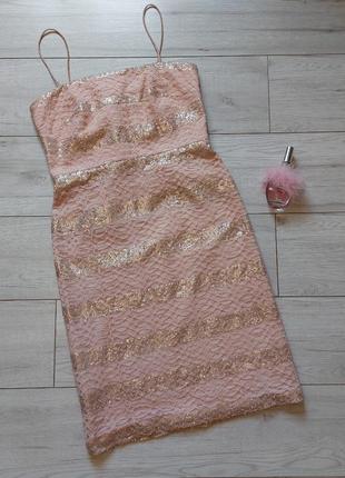 Стильне плаття з паєтками, сукня phase eight