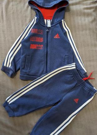 Костюм adidas для мальчика спортивный повседневный7 фото