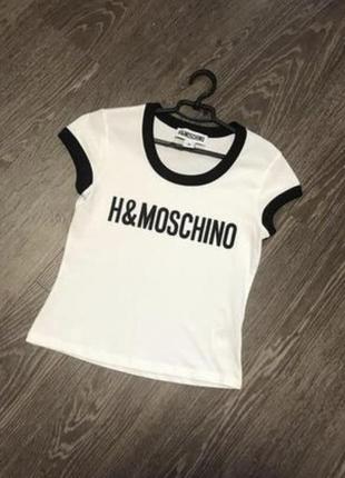 Женская футболка от премиум бренда h&moschino