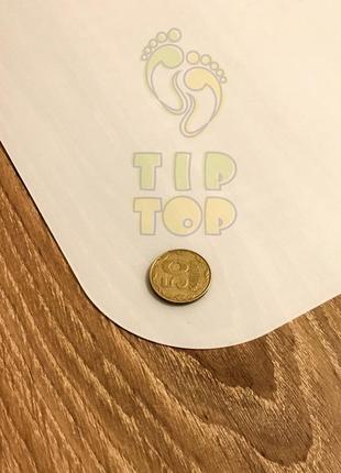 Захисний килимок під офісне крісло tip toptm 0,8 мм 1000*1250 мм прозорий (прямі краї) daymart9 фото