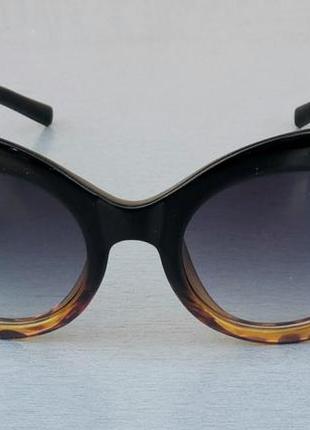 Fendi очки женские солнцезащитные черно коричневые2 фото