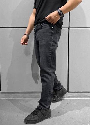 Модные джинсы полу мом мужские демисезонные темніе весна осень турция3 фото