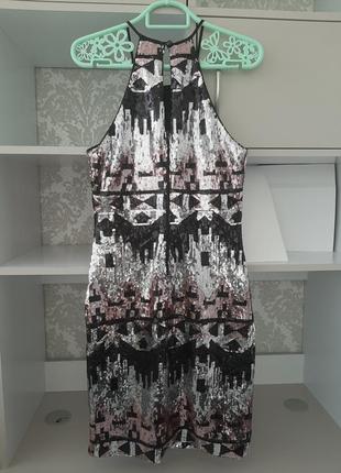 Нарядна сукня в пайетки3 фото