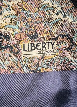Эксклюзивное брендовое брусковое шелковое платье liferty of london3 фото