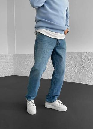 Мужские джинсы синие мом модные тренд 2023турция1 фото