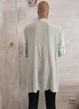 Легкая блузка на пуговках из вискозы6 фото