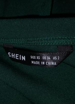 Жіноча зелена футболка shein3 фото