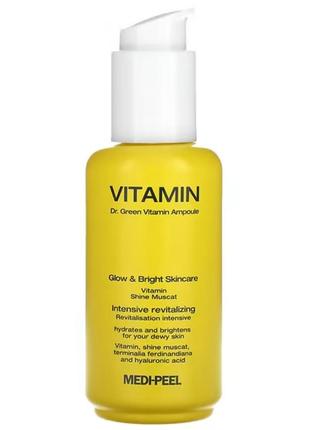 Medi-peel dr. green vitamin ampoule - вітамінна сироватка для обличчя, 70 мл