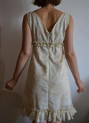 Сукня батистове на підкладці / розмір 34_36 / ніжна забарвлення5 фото