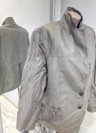 Батальный льняной пиджак пог-68 см8 фото
