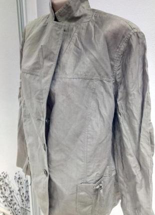 Батальный льняной пиджак пог-68 см9 фото