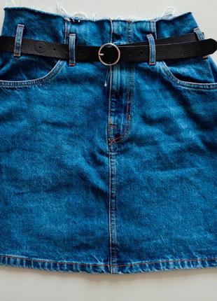 Юбка джинсовая stradivarius1 фото