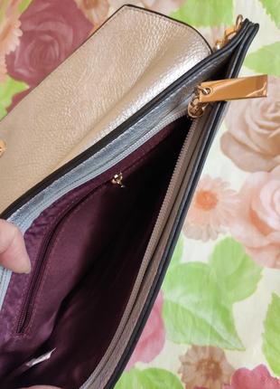Новая женская сумка клатч серебрянного5 фото