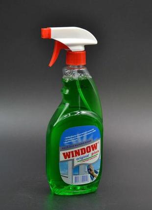 Средство для мытья стекла "window" / с уксусной кислотой / с распылителем / зеленый / 500мл
