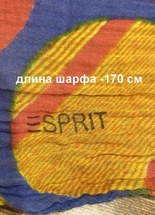 Яркий, легкий шарф от американского бренда /esprit /.7 фото