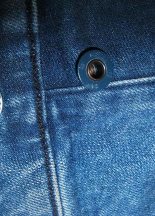Мужские синие джинсы  3301  straight  tapered    -w32/l325 фото