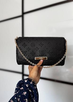 Женская сумка луи виттон черная louis vuitton black искуственная кожа