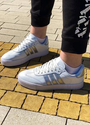 Женские кожаные кроссовки adidas samba 🆕 кеды адидас самба