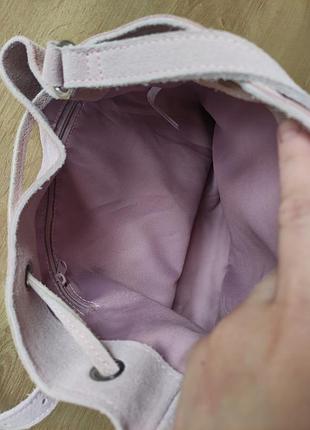 Жіноча шкіряна замшева сумка, германія8 фото