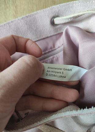 Жіноча шкіряна замшева сумка, германія9 фото