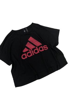 Топ спортивний чорний adidas