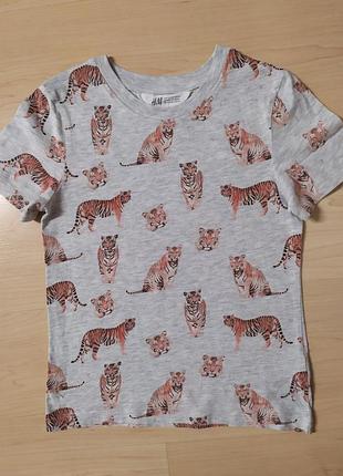 Футболка для мальчиков 6-8 лет на рост 122-128 см.h&m