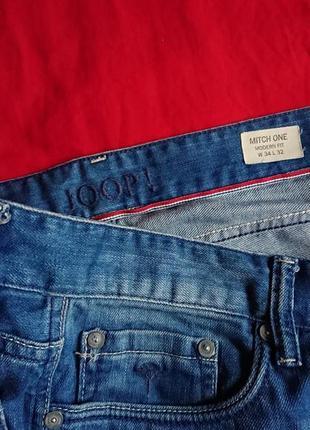 Брендовые фирменные легкие летние демисезонные джинсы joop,оригинал,размер 34/32.6 фото