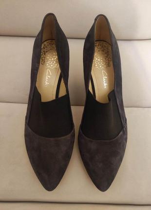 Туфлі  замшеві clarks