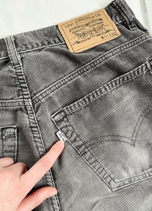 Джинсы, штаны, серые, вельветовые, levis, levi's7 фото