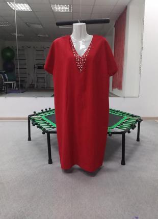 Классное новое красное платье