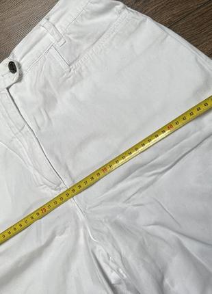 Белые шорты палаццо шорты с высокой посадкой zara стили хлопковые шорты белые m-l стильные шорты2 фото