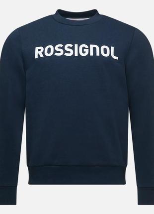 Светр rossignol logo sweat rn fl dark navy розмір xxl