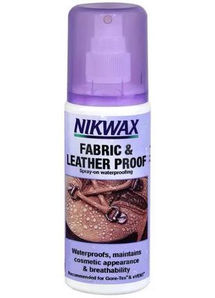 Пропитка для взуття nikwax fabric and leather spray 125 ml1 фото