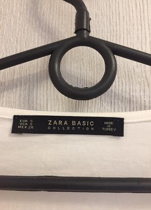 Блузка з кружевними рукавами zara basic6 фото