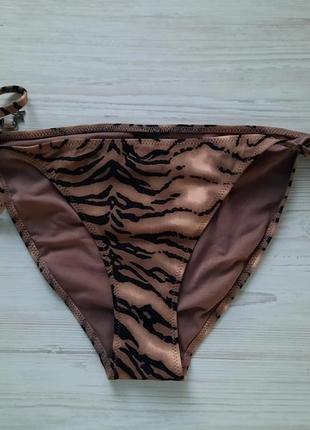 Плавки h&amp;m тигрові на зав'язках р.38 євро купальник