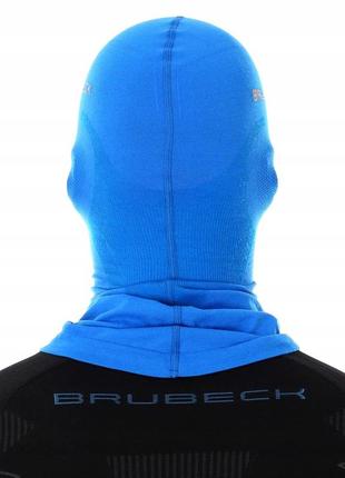 Балаклава brubeck merino wool balaclava blue розмір s-m2 фото