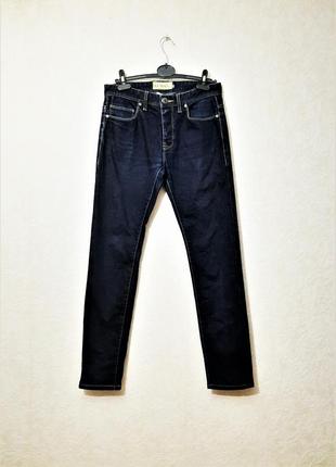 Next брендовые джинсы тёмно-синие скини регуляр оригинал мужские штаны4 фото