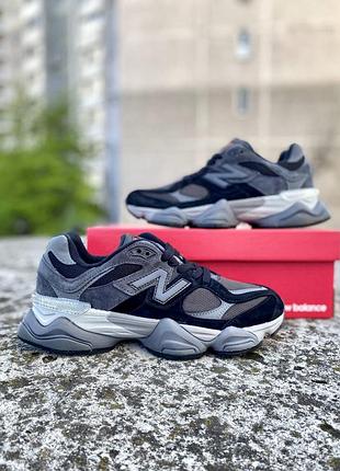 Стильные кроссовки new balance 990 v5 990 m990by5 black neon yellow black castlerock чёрные