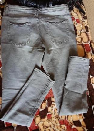 Сіро-блакитні джинси скіни 44-48р.2 фото