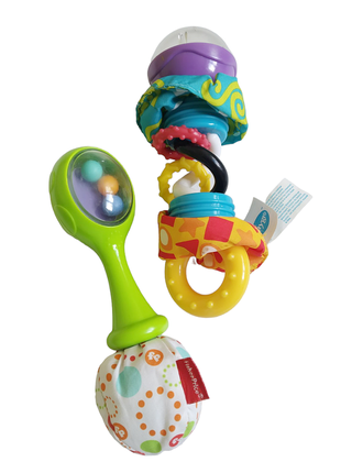 Лот розвивальних брязкалець для малюків