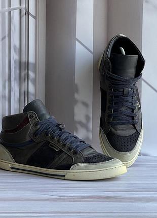 Оригинальные кожаные стильные кеды antony morato